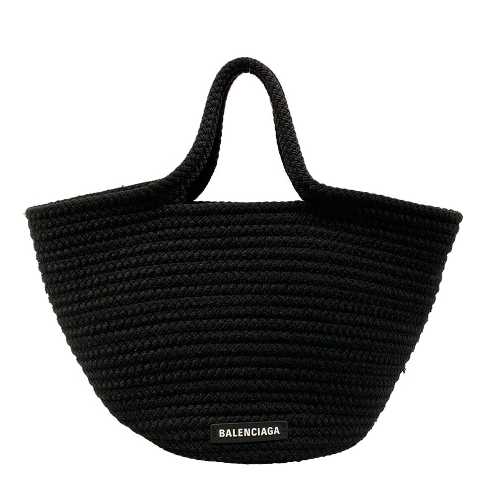 Balenciaga Ibiza Medium Basket Tote Bag 695611 Nylon Leather
